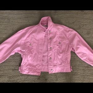 Pink jean jacket